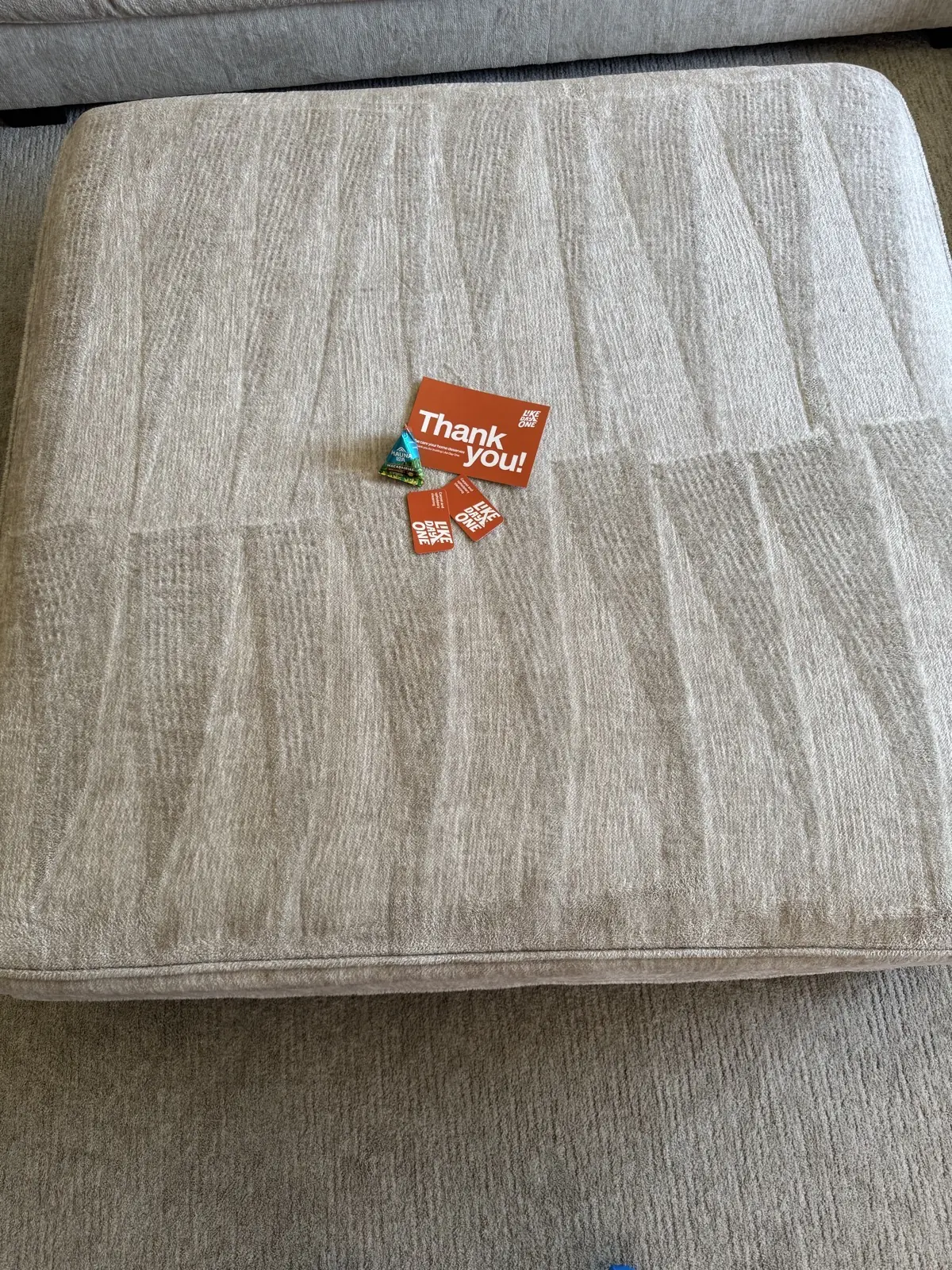 Ottoman — after cleaning
